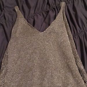 gold tank top